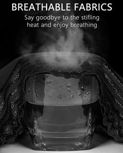 ملابس داخلية نسائية جديدة بتغطية كاملة وخصر مرن من الدانتيل، سراويل داخلية قطنية عالية الخصر ذات طبقة مزدوجة وقابلة للتنفس - Product Image 5