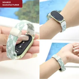 सियोमी बैंड के लिए ब्राइड नायलॉन स्ट्रैप + चुंबकीय बकल <span class=keywords><strong>3</strong></span> 4 5 6 7 8 समायोज्य त्वचा के अनुकूल खेल स्मार्ट घड़ी बैंड ब्रेसलेट - Product Image 6