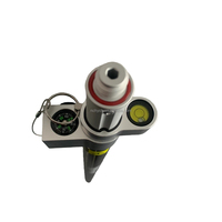 Varilla de Centrado para Prisma RTK, Poste GPS de 2.2m con Nivel de Burbuja, Poste de Alineación Adecuado para Estaciones Móviles RTK, Buen Precio
