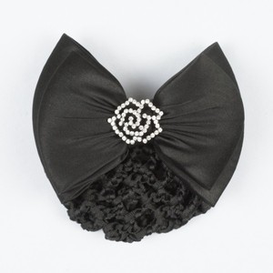 Cheveux Snood Filets Bowknot Décor Français Barrette Pince À Cheveux Strass Cristaux Rose Fleur Arc <span class=keywords><strong>Crochet</strong></span> Hairnet Titulaire <span class=keywords><strong>Chignon</strong></span> Couverture - Product Image 2