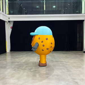 Costume <span class=keywords><strong>de</strong></span> mascotte gonflable en forme <span class=keywords><strong>de</strong></span> grain <span class=keywords><strong>de</strong></span> café <span class=keywords><strong>de</strong></span> 2 m, modélisation 3D, costume gonflable personnalisé pour adultes, costume <span class=keywords><strong>de</strong></span> mascotte en tissu Oxford durable - Product Image 3