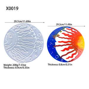 Molde de Silicona para Resina Hecho a Mano, Estilo DIY, Adornos Decorativos y Herramientas para Pasteles, Molde de Yeso para Resina - Product Image 3