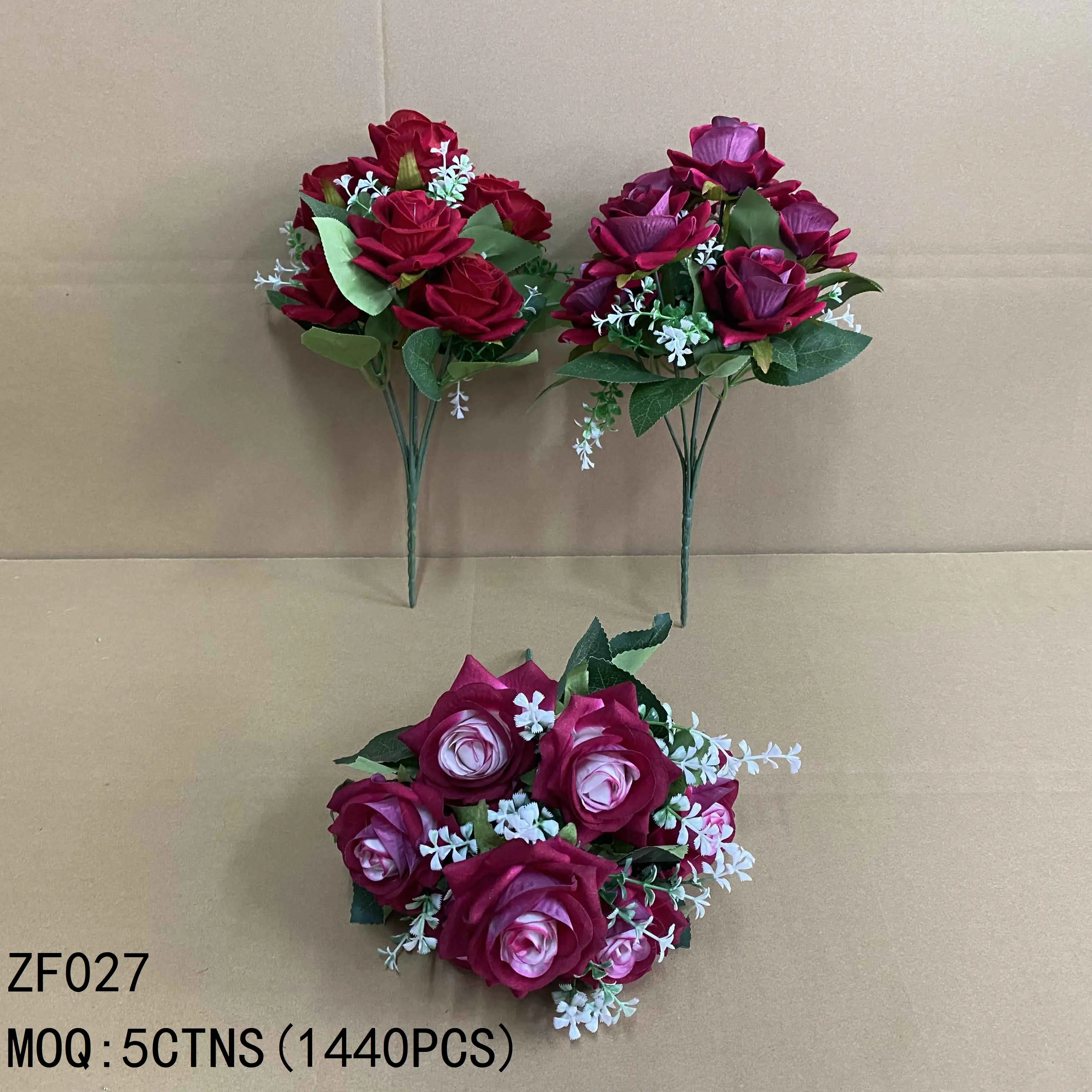Personalizado bom preço artificial rosa seda flores artificial rosa buquê flores artificiales decoração casamento
