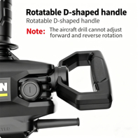 Perceuse électrique multifonctionnelle 1000W 220V 960RPM, mélangeur de peinture et de ciment