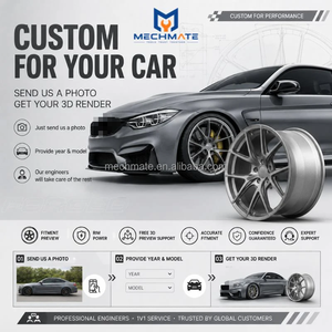 Jantes en aluminium forgé sur mesure à 3 pièces, multi-rayons creux, rivetées, à large bord, pour Mustang 718 GR86 Model Y M3 <span class=keywords><strong>Alpine</strong></span> <span class=keywords><strong>A110</strong></span> - Product Image 5