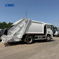 Camion Compacteur de Déchets CIMC 9m³ 7 Tonnes à Chargement Arrière Shacman L3000 Euro 2 LHD pour l'Algérie et l'Afrique