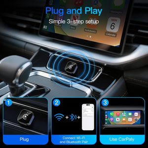 Adaptador Inalámbrico CarPlay, Dongle CarPlay Plug & Play que Convierte de Cableado a Inalámbrico, Conexión Automática Rápida, Sin Retraso, Diseño Compacto - Product Image 3
