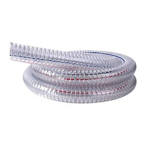 <span class=keywords><strong>Manguera</strong></span> de PVC de alta resistencia, Tubo Transparente de 1 pulgada, con cable de acero en espiral - Product Image 3