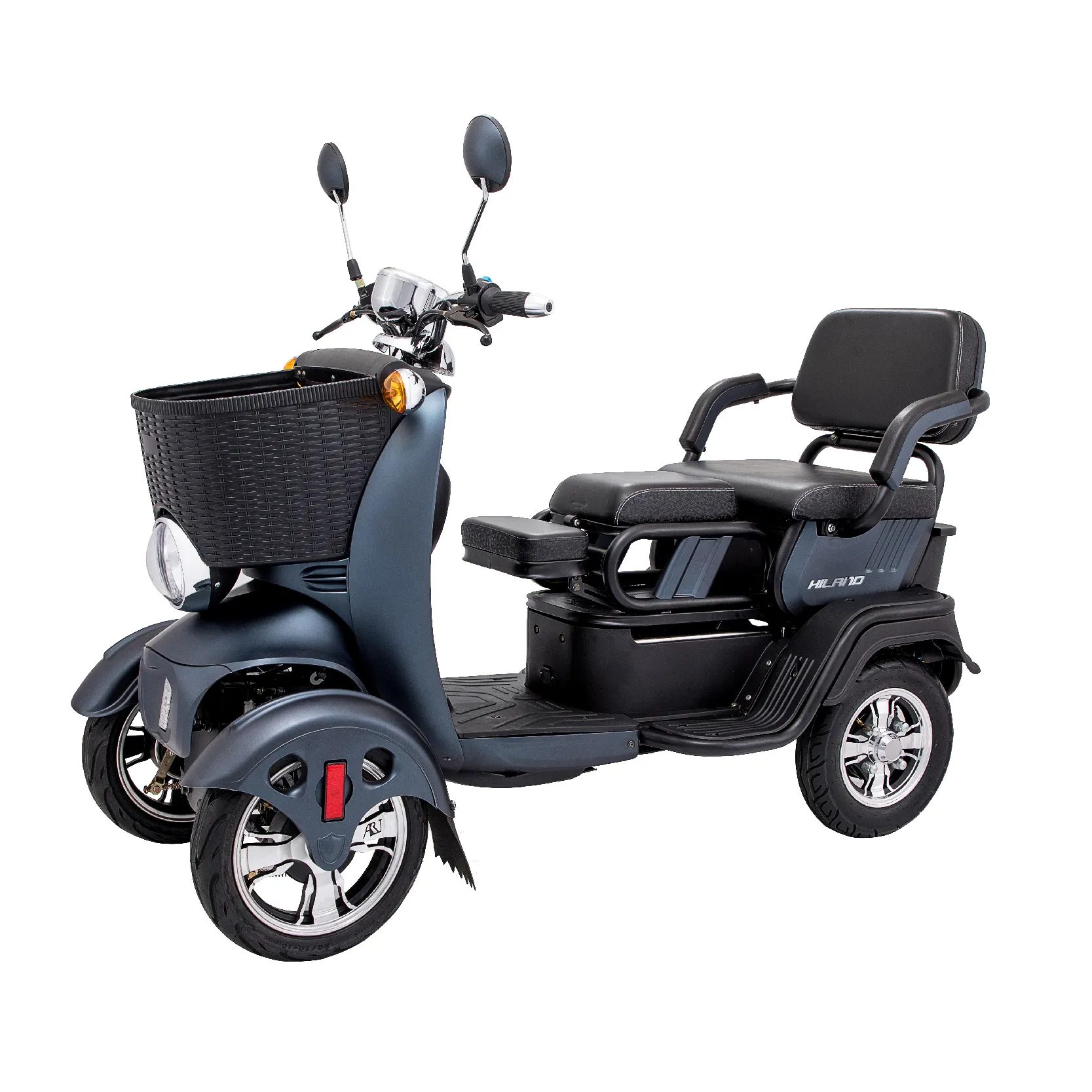 JOYKIE 3 koltuk aile seyahat turist hareketlilik scooter elektrikli 4 tekerlekli küçük elektrikli araç