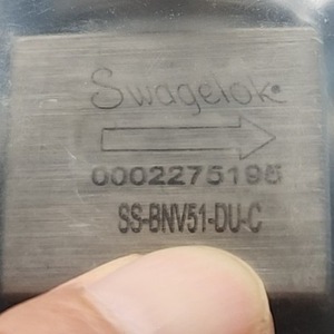 Vanne pour tuyau corrugué Swagelok SS-BNV51-DU-C, équipement d'automatisation industrielle - Product Image 5