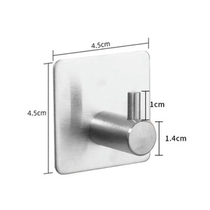 ตะขอและชั้นวางโลหะ - ตะขอติดผนัง, ชั้นวางฟองน้ำ, ตะขอแบบมีกาว, ตะขอแบบติดเอง, ตะขอเสริมสำหรับจัดเก็บของในบ้าน - Product Image 1