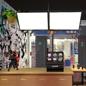 Custom LED Menu Board Pattern Ultra Slim Aluminum Frame Tempered Glass Advertising Light <b>Boxes</b> Outdoor Use Easy Hanging 12V JC-0 - Product Image 6
