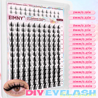 Kit de cils personnalisés DIY avec logo, grappes de cils Manga, cils effilés style féerique anime, cils inférieurs, fournisseur d'extensions de cils sous marque privée, en plastique