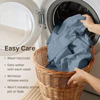 Ensemble de draps de lit 4 pièces taille Queen, luxe hôtelier, rafraîchissant, respirant, polyester/coton, poches profondes, ajustement facile, extra doux, sans plis