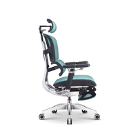Chaise de bureau grande et haute de 400 livres de large chaise de bureau ergonomique de luxe en maille de nylon avec soutien lombaire