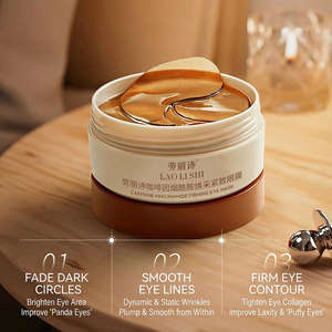 LAOLISHI 60 Compresse Maschera Occhi alla Caffeina e Niacinamide Riduzione Occhiaie e Gonfiore Idratante Antirughe Rassodante Cura del Contorno Occhi - Product Image 6