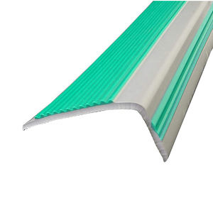 Protezione per gradini in gomma PVC a forma di L protezione per bordi antiscivolo gradini per scale in vinile antiscivolo - Product Image 6