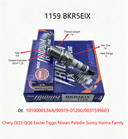 Bougie d'allumage NGK Iridium d'origine BKR5EIX 1159 pour Chery QQ3 QQ6 Eastar Tiggo Nissan Paladin Sunny Haima Family