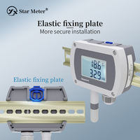 Xingyi CWS19 Wall-Mounted Air Temperature Humidity Transmitter LCD Display MODBUS Communication ABS Material Slide Rail OEM ODM