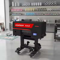 Mesin Bordir Printer 3D Teknologi Baru Kenteer KTM-A67-3 I3200HD, Printer DTF UV 3D Puff Embroidery untuk Tekstil Pakaian