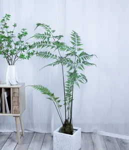 180cm緑の人工植物の装飾酸素シダの木ホーム屋内床大きな造花