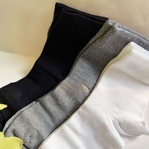 <b>Men's</b> Ankle <b>Socks</b> Solid Color Cotton Knitted Breathable Daily Wear Summer Style White Gray Black - Product Image 5