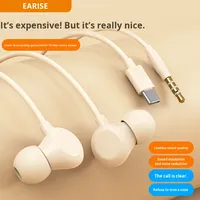 Écouteurs filaires en silicone JL, intra-auriculaires, interface Type-C, confortables pour le sommeil, longue durée d'utilisation, sans réduction de bruit, non étanches
