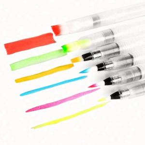 Ensemble de pinceaux de calligraphie et d'aquarelle de voyage avec poils en nylon pour la peinture à l'aquarelle, emballage personnalisable - Product Image 1