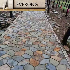 Bán buôn ngoài trời hỗn hợp màu lối đi cờ đá <span class=keywords><strong>Slate</strong></span> - Product Image 5