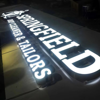 Letras 3D de Acrílico/PVC con Retroiluminación LED, Personalizables ODM, Alto CRI 90, Atenuables, Módulos LED Impermeables, Decoración Duradera