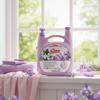 Covy 5kg Liquide Premium 80% Haute Concentration Parfum Lavande Lessive Liquide Puissant Détachant Longue Durée