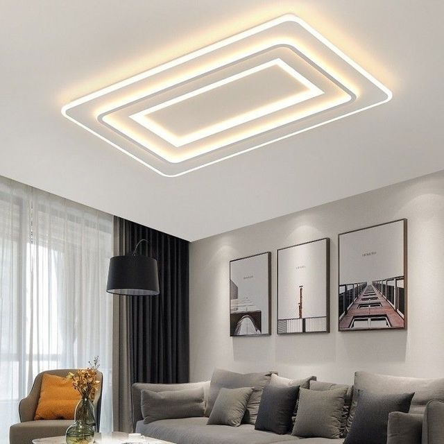 modern simple atmospheric led ceiling light set new 2026 zhongshan lighting for living room master light bedroom