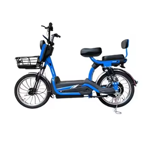 Bicicleta Eléctrica Compacta con Asiento Trasero y Respaldo, Canasta Delantera, Motor en el Buje, Características Electrónicas para Adultos, para Desplazamientos Diarios, Zxc-293 L - Product Image 3