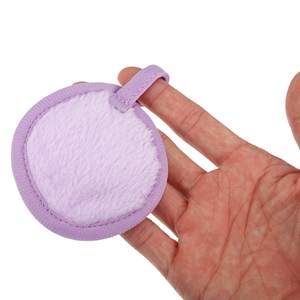 YSD Tampons de flanelle en microfibre réutilisables et écologiques Démaquillant doux pour la plupart des types de peau Enlèvement nettoyant vert-visage - Product Image 2