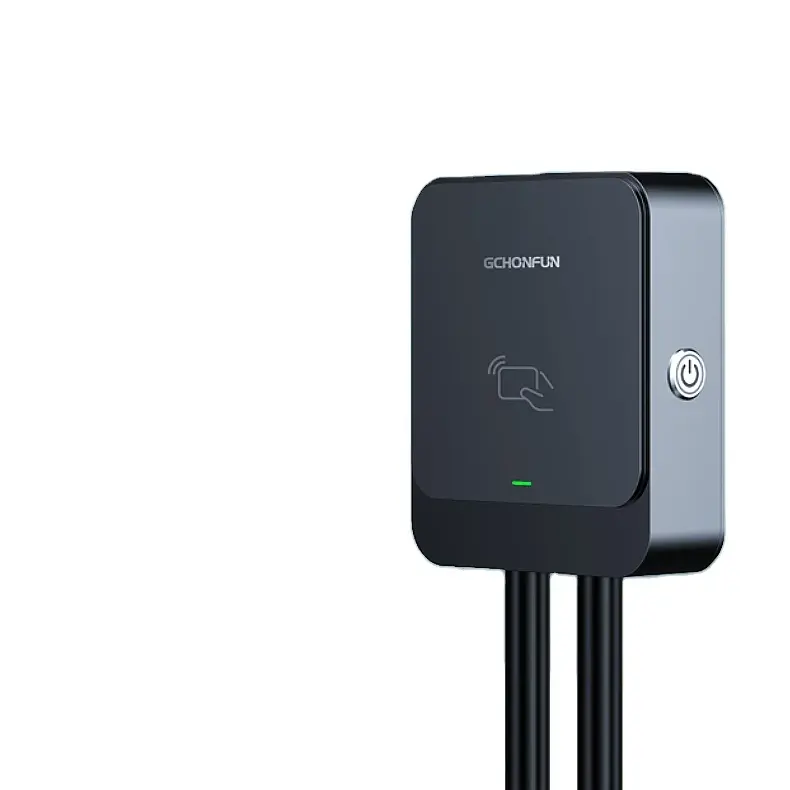 Harga murah novel 7KW tipe 2 32a 1Phase EV Charger dudukan dinding kendaraan listrik mobil adaptor pengisi daya rumah AC stasiun pengisian