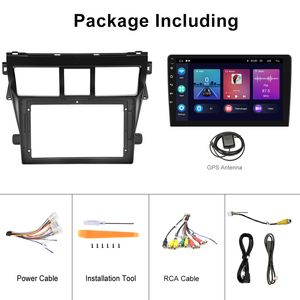 Crbrillar 9 Inch Android 13 Xe Stereo Đài Phát Thanh Xe Hơi Cho Toyota Vios Yaris 2007 2012 Carplay Android Tự Động GPS Wifi Hifi FM <span class=keywords><strong>Rds</strong></span> - Product Image 6