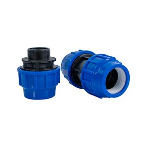 Raccords à compression rapide <span class=keywords><strong>en</strong></span> PP pour système de tuyauterie d'irrigation <span class=keywords><strong>en</strong></span> plastique HDPE de 20 à <span class=keywords><strong>110</strong></span> mm, coudes, tés et coupleurs - Product Image 6