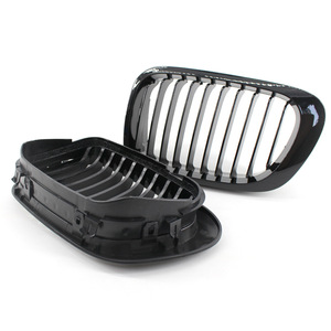 Parrilla BMW E46 1999-2002, Repuesto de Parachoques en Negro Brillante, Plástico ABS - Product Image 3