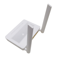 Modem Xpon Gpon 4GE + 1TEL + USB 2.4G 5G Modem jaringan serat optik Wifi Onu Ont
