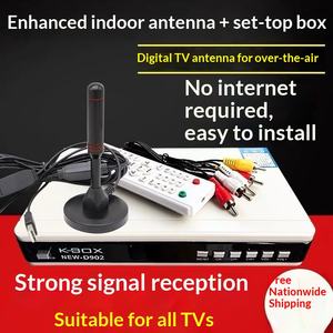 جهاز استقبال رقمي عالمي للاستخدام الداخلي في المناطق الريفية بدون شبكة، نظام استقبال مجاني للتلفزيون الرقمي - Product Image 4