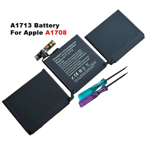 Piezas para Portátiles, Baterías A1713 <span class=keywords><strong>A1708</strong></span> para <span class=keywords><strong>Apple</strong></span> MacBook Pro 13'' <span class=keywords><strong>A1708</strong></span> Finales de 2016 Mediados de 2017, Batería Original para Portátil <span class=keywords><strong>Apple</strong></span> A1713 - Product Image 1