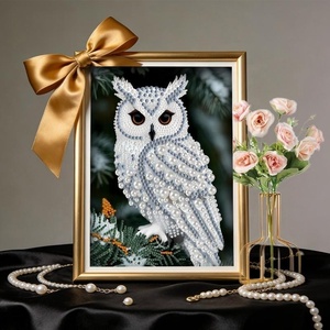 Décoration murale personnalisée en gros pour la maison, peinture diamant DIY, perles, cristaux de forme régulière, sujets animaux - Product Image 2