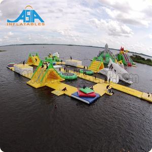 <span class=keywords><strong>Plateforme</strong></span> de sport <span class=keywords><strong>aquatique</strong></span> flottant pour l'été, parc <span class=keywords><strong>aquatique</strong></span> <span class=keywords><strong>gonflable</strong></span>, équipement de glissière d'eau pour les événements d'équipe - Product Image 6