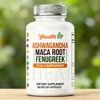 Capsules de Maca Péruvienne OEM d'Usine 1500mg Triple Noir Rouge Jaune Racine de Maca Végétaliennes Complément Alimentaire Marque Privée