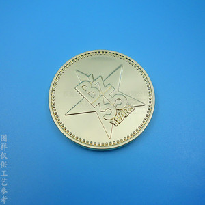 Pièce commémorative personnalisée en alliage de zinc, imitation or, gravée, objet de collection, cadeau promotionnel - Product Image 3