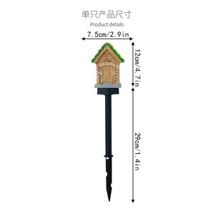 WINNER Lumière solaire LED de jardin féerique avec toit en mousse et panneau réglable pour décoration intérieure de Noël - Product Image 4