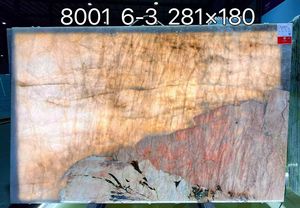 קוורציט פטגוניה ורוד למטבח, סלון, בית יוקרה, מלון, קישוט קיר, קריסטל גדול ורוד מאלסקה - Product Image 4