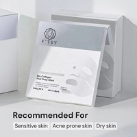 Masque en feuille d'hydrogel de cristal de bio-collagène blanc à clair Masque de sérum hautement concentré
