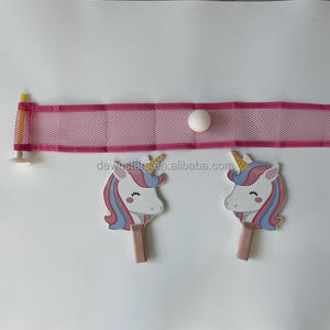 Lot <span class=keywords><strong>de</strong></span> 2 raquettes <span class=keywords><strong>de</strong></span> tennis <span class=keywords><strong>de</strong></span> table portables en plastique pour enfants Boutons longs pour l'entraînement à domicile Volant Play-<span class=keywords><strong>Ping</strong></span> <span class=keywords><strong>Pong</strong></span> Net Hot - Product Image 4