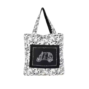Sac fourre-tout en toile de coton naturel de qualité supérieure pour femmes, design élégant et luxueux, écologique, pour un usage quotidien, sacs de shopping - Product Image 1